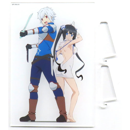 12 Past Visuals Is It Wrong to Try to Pick Up Girls in a Dungeon? Acrylic Postcard Panel 10th Anniversary POP UP [USED]