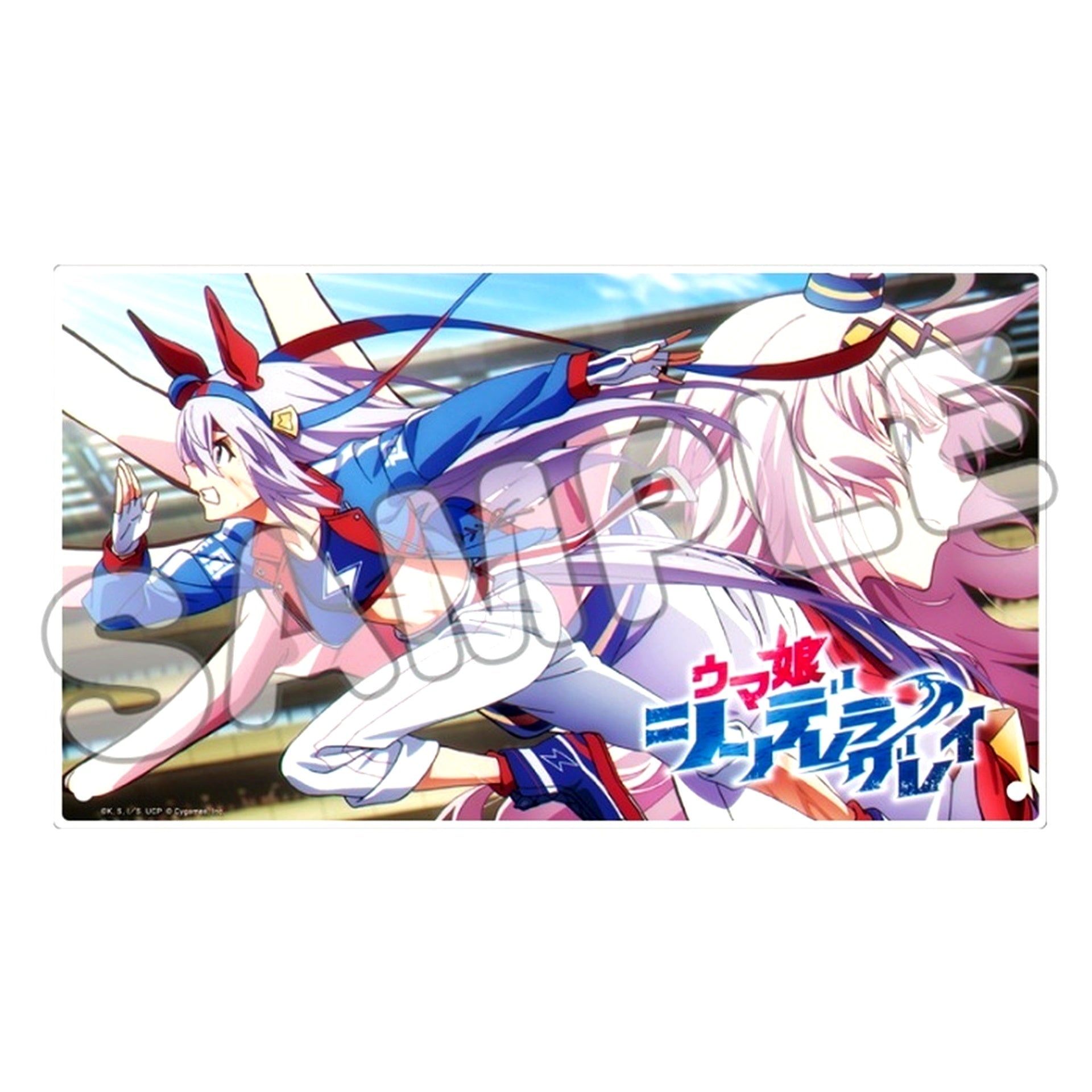 Oguri Cap & Tamamo Cross D. Anime Uma Musume Cinderella Gray Acrylic Art Board [USED]