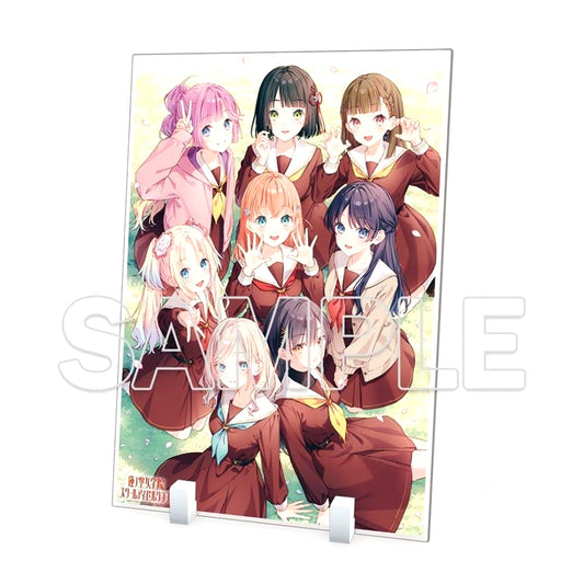Group Ver. 105th Term Acrylic Plate Love Live! Hasunosora Girls' High School Idol Club [USED]