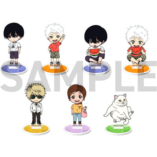Set of 7 TV Anime The Summer Hikaru Died Trading Mini Character Acrylic Stand Ver. B [USED]
