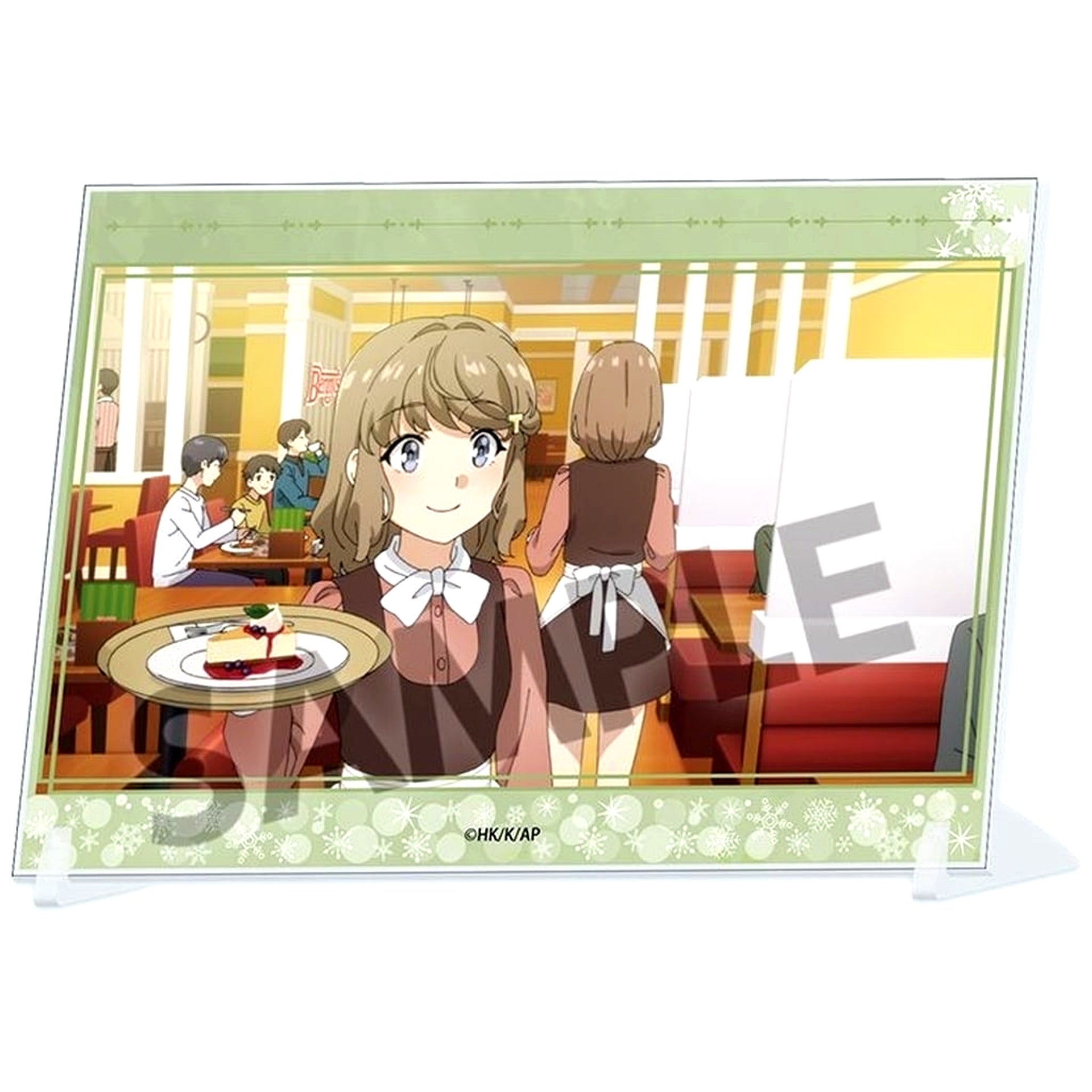 Tomoe Koga A6 Visual Acrylic Plate Rascal Does Not Dream of Santa Claus [USED]