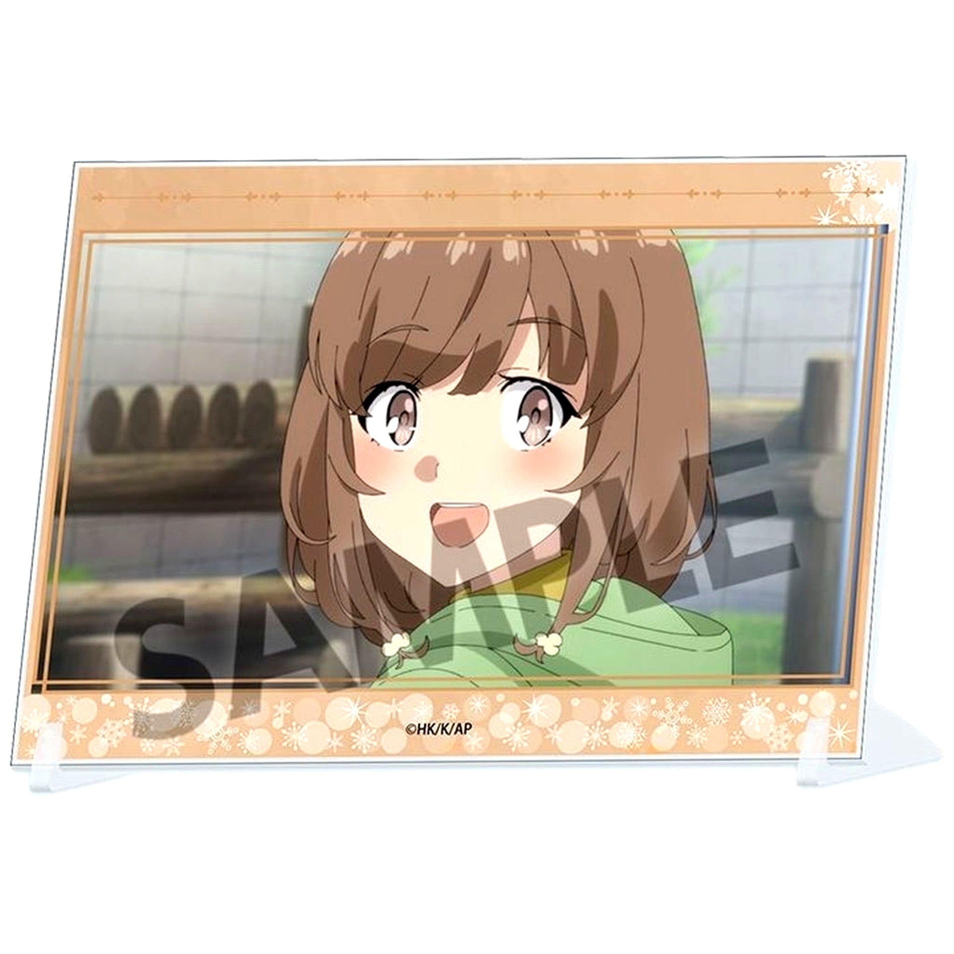 Kaede Azusagawa A6 Visual Acrylic Plate Rascal Does Not Dream of Santa Claus [USED]