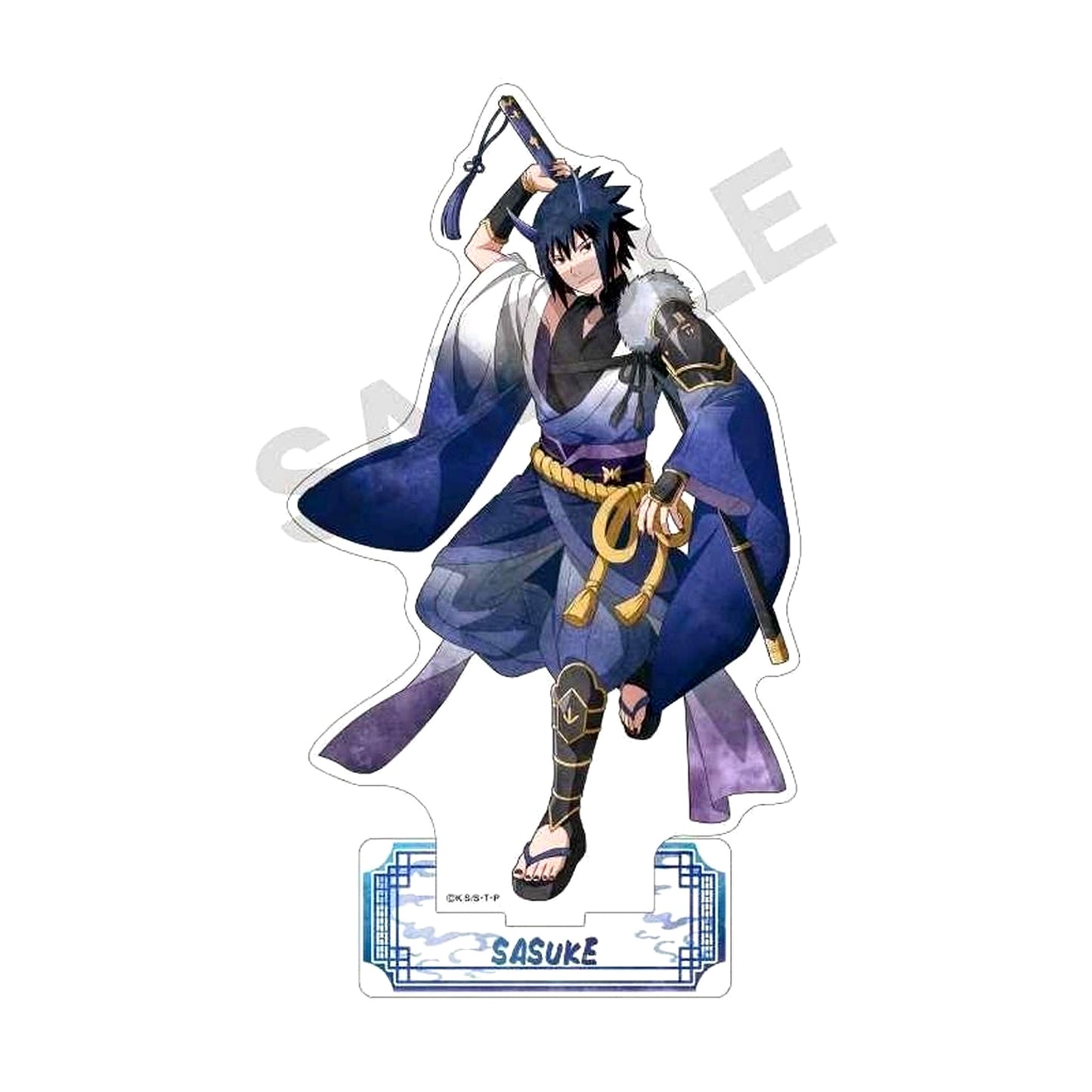 Sasuke Uchiha Demon Nuance Color Acrylic Stand Naruto Shippuden [USED]