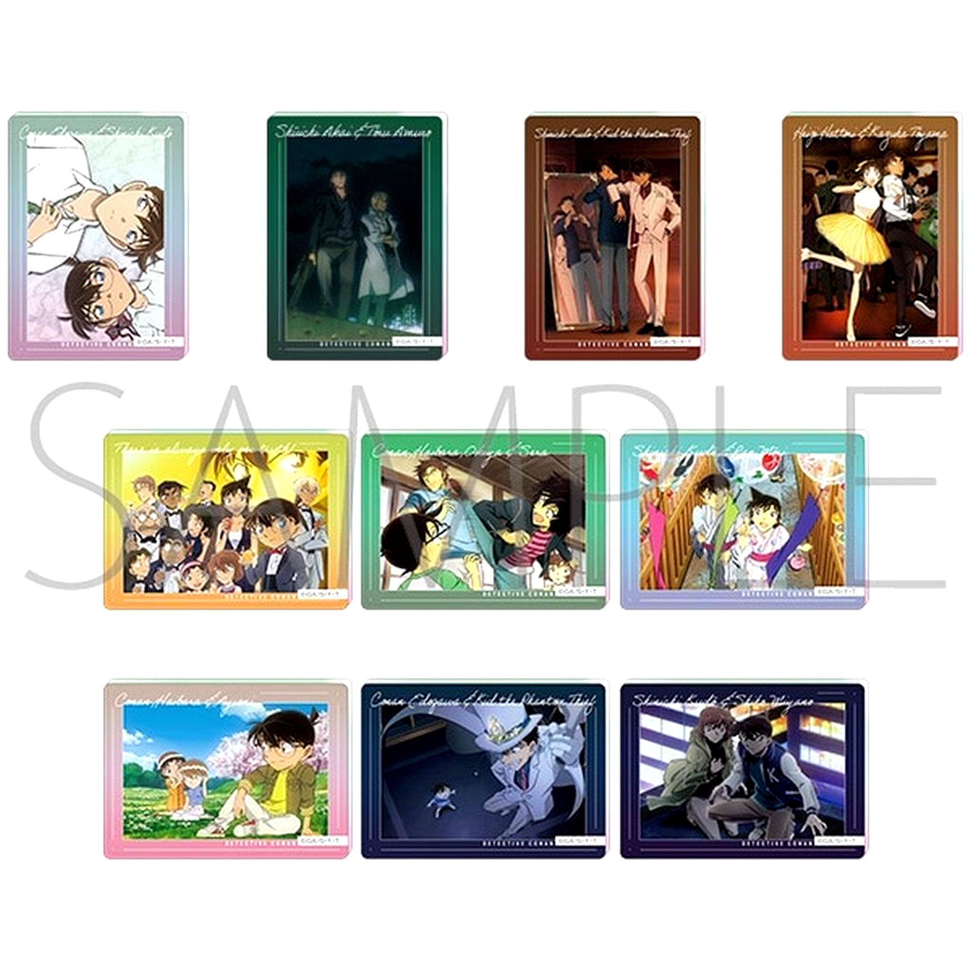 Set of 10 Detective Conan Noble Art Collection Vol.4 [USED]