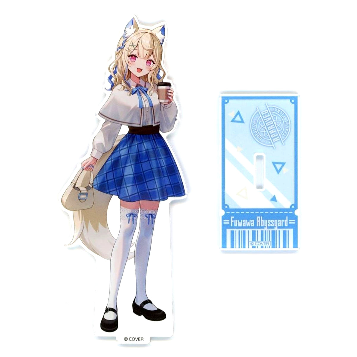 Fuwawa Abyssgard Acrylic Stand hololive TRAVEL Series Vol.2 Virtual YouTuber Hololive hololive production official shop in Tokyo Station [USED]