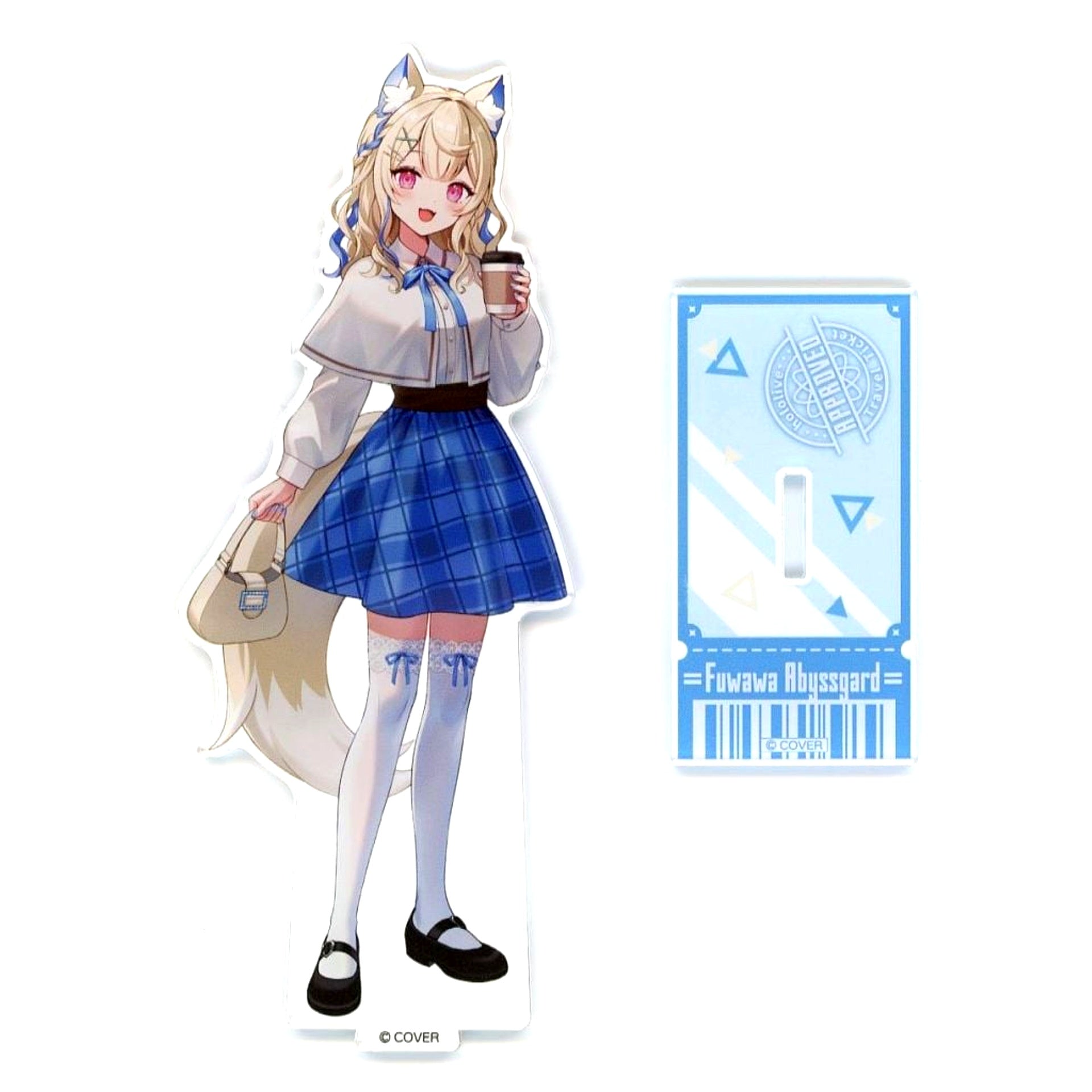 Fuwawa Abyssgard Acrylic Stand hololive TRAVEL Series Vol.2 Virtual YouTuber Hololive hololive production official shop in Tokyo Station [USED]
