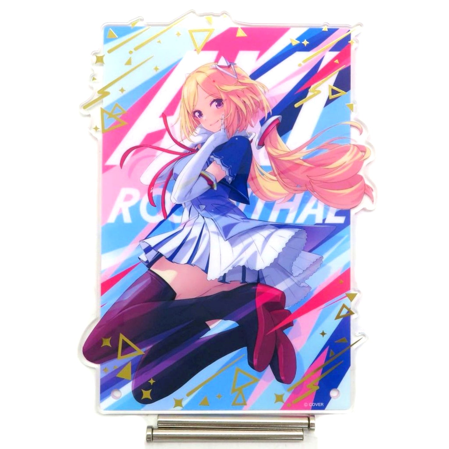 Aki Rosenthal AkiRose 1 Million Subscribers Commemorative Message Acrylic Panel Virtual YouTuber hololive [USED]