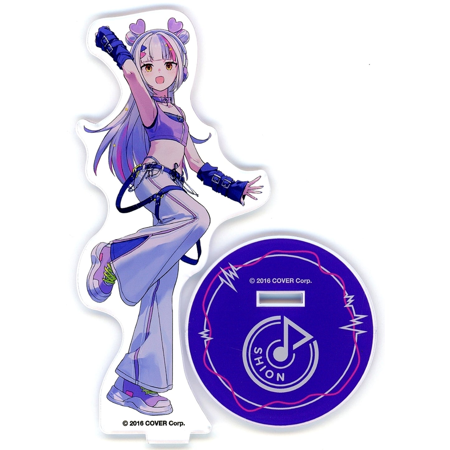 Murasaki Shion Virtual YouTuber Hololive x HoneyWorks x ZOZOTOWN Goods Set Single Item Acrylic Stand [USED]