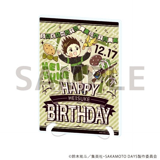 15. Heisuke Mashimo Birthday Ver. GraffArt Illustration Acrylic Art Board A5 Size SAKAMOTO DAYS [USED]