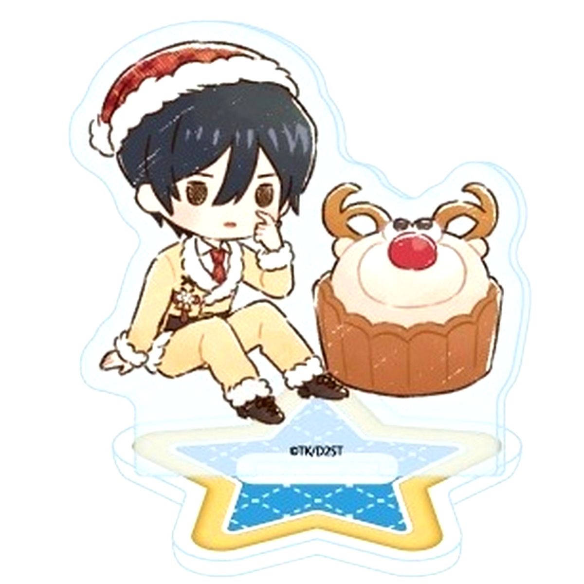 Satoru Furuya Acrylic Petit Stand TV Anime Ace of Diamond Act II: Second Season 01. Christmas Ver. Illustration [USED]
