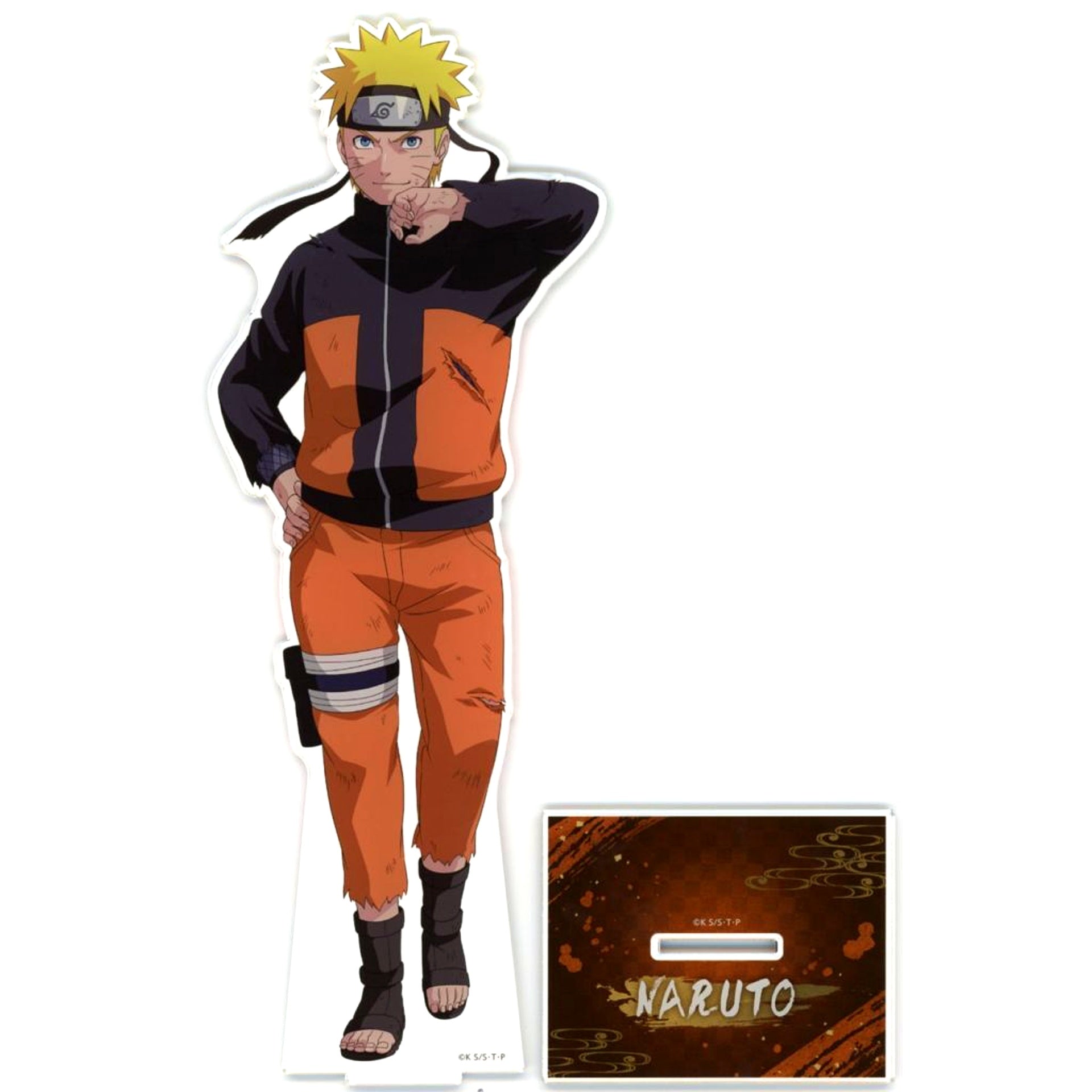 Naruto Uzumaki Big Acrylic Stand Post-Battle Ver. Naruto Shippuden Jump Festa 2026 Limited [USED]