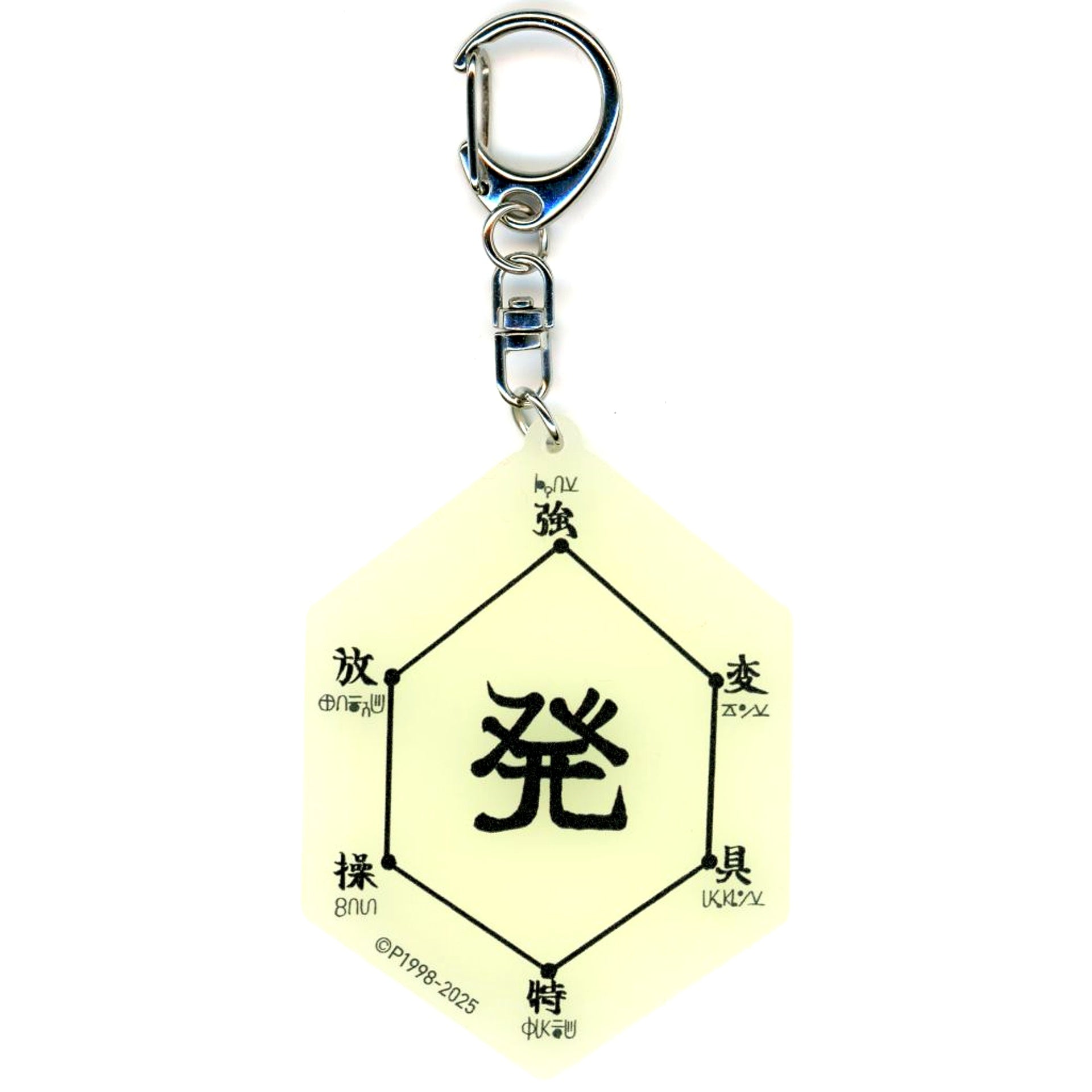 Nen Chart Hunter x Hunter Luminous Acrylic Keychain [USED]