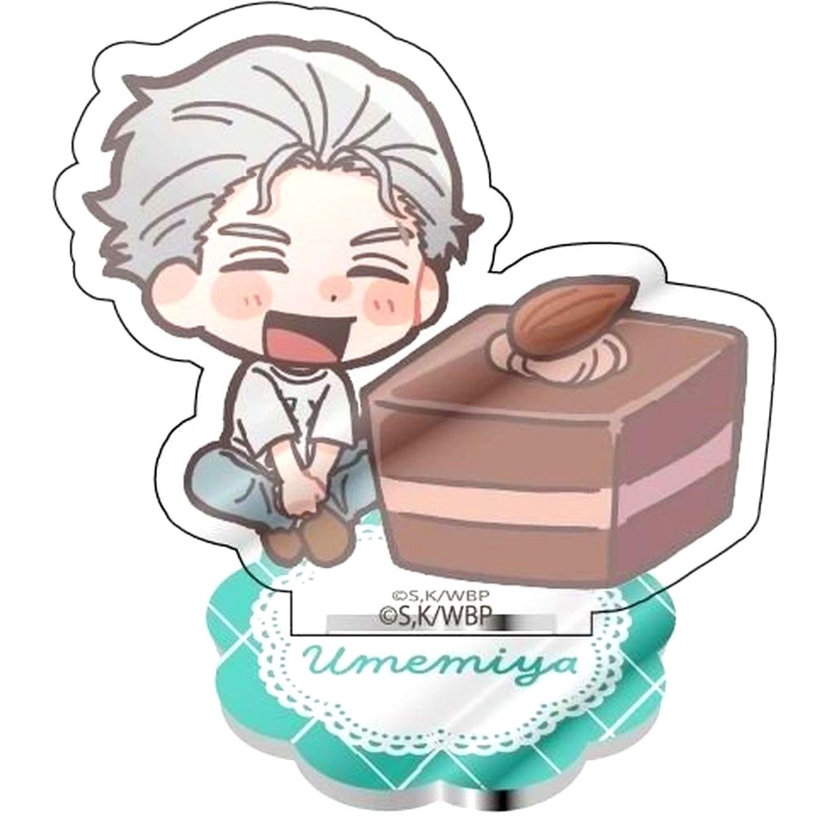 Hajime Umemiya Wind Breaker Mini Character Acrylic Stand Afternoon Tea Ver. [USED]