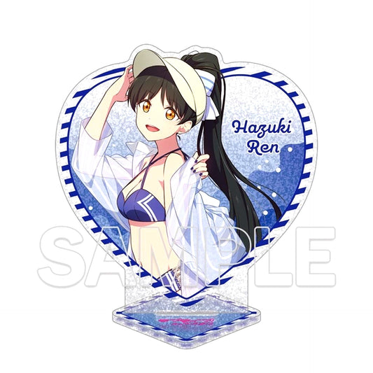 Ren Hazuki Heart-Shaped Glitter Acrylic Stand Love Live! Superstar!! [USED]