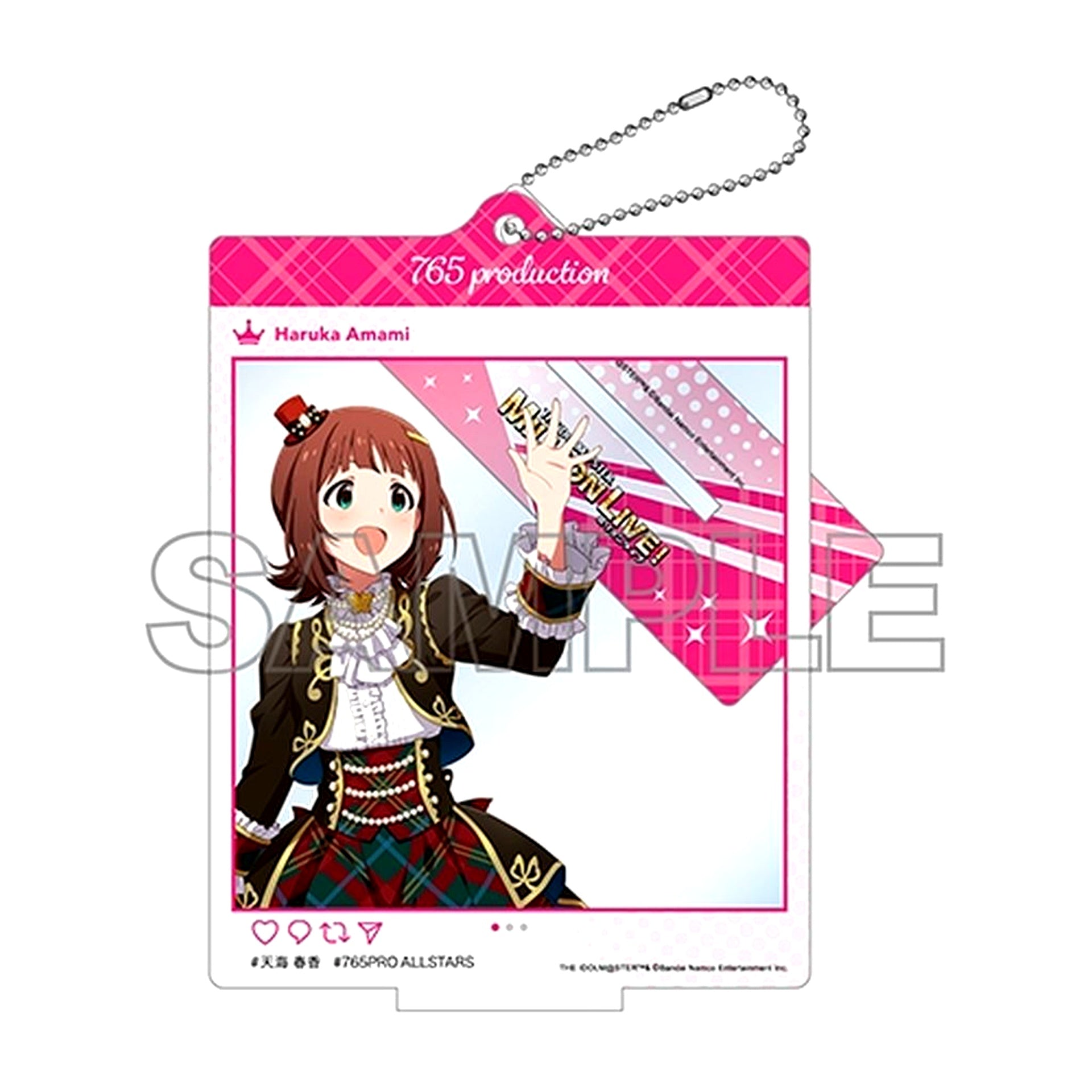 Haruka Amami 7Days Smile Ver. The Idolmaster Million Live Selfie Style Acrylic Stand [USED]