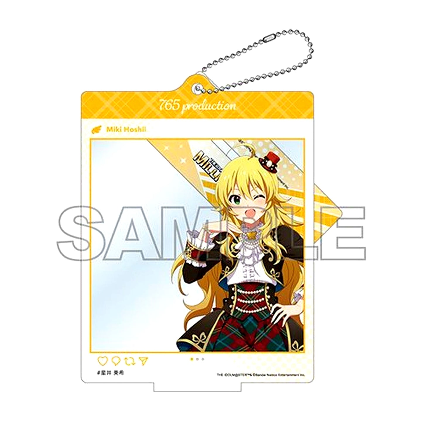 Miki Hoshii 7Days Smile Ver. The Idolmaster Million Live! Selfie Style Acrylic Stand [USED]