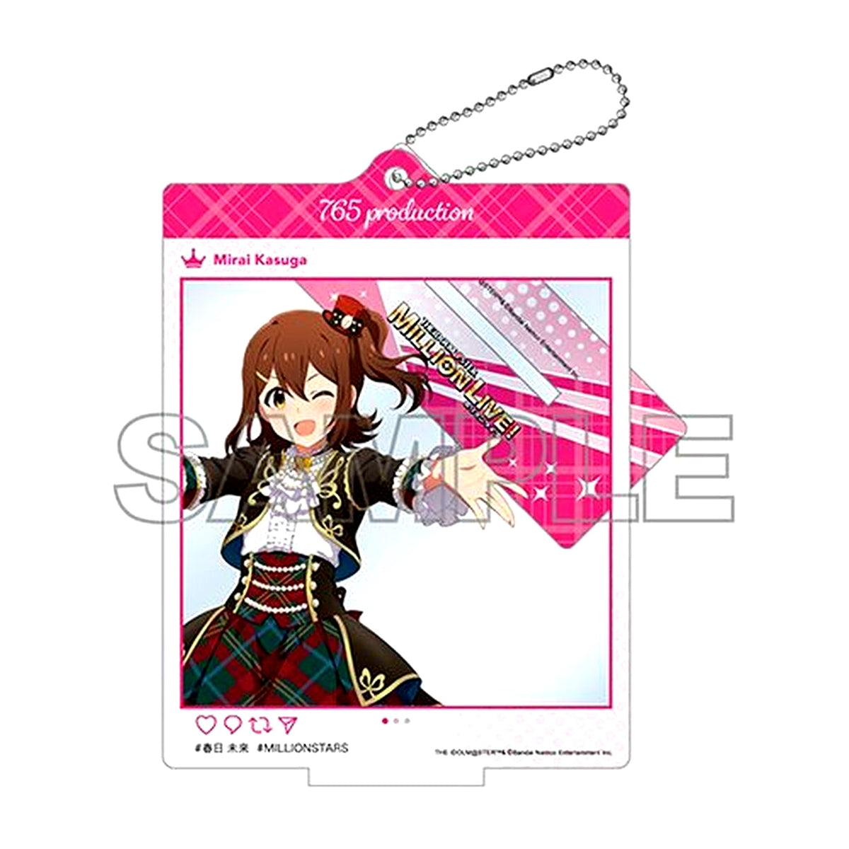 Mirai Kasuga 7Days Smile Ver. The Idolmaster Million Live Selfie Style Acrylic Stand [USED]