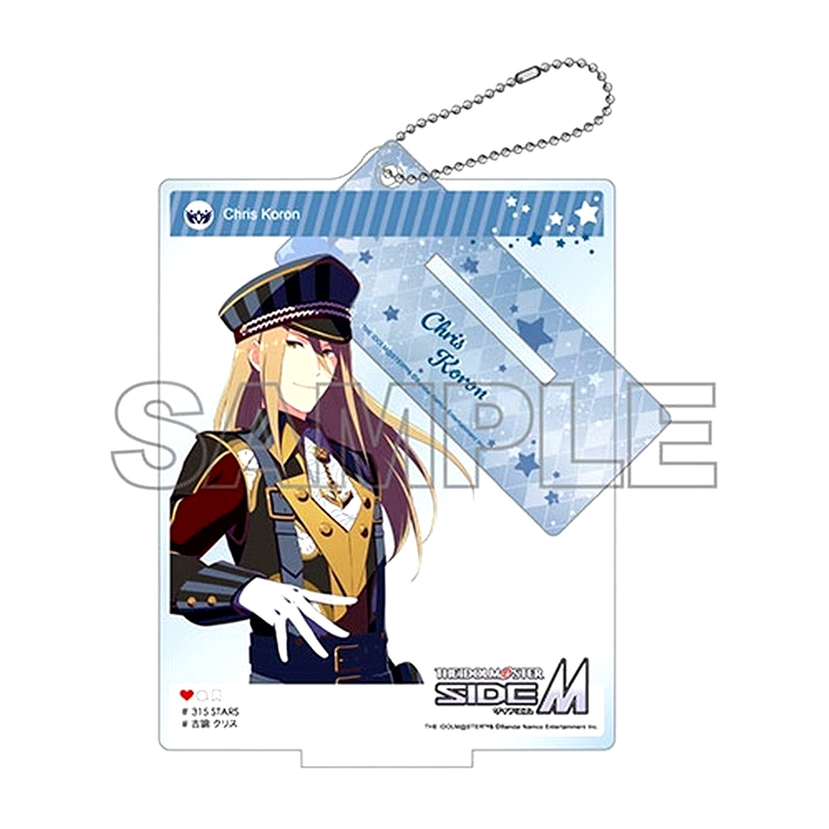 Chris Koron Growing Stars Ver. The Idolmaster SideM Selfie Style Acrylic Stand [USED]