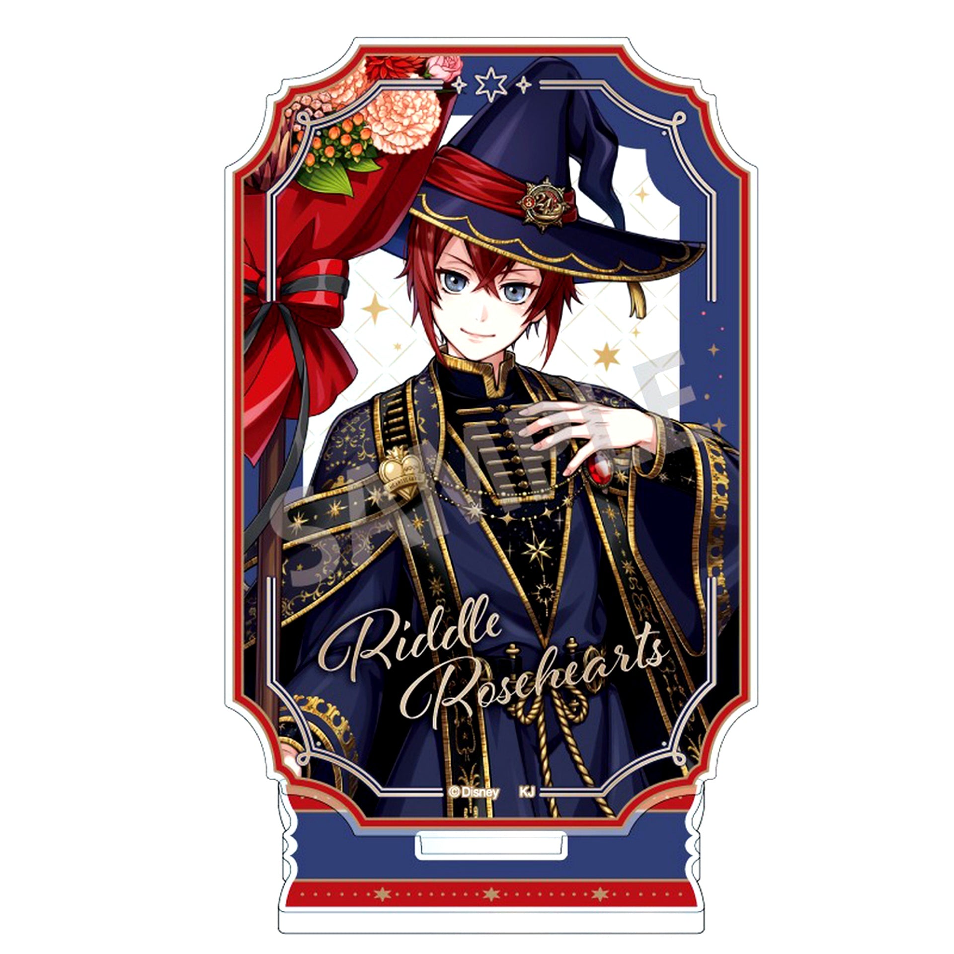 Riddle Rosehearts Bloom Birthday Ver. Disney Twisted-Wonderland Layered Acrylic Stand [USED]