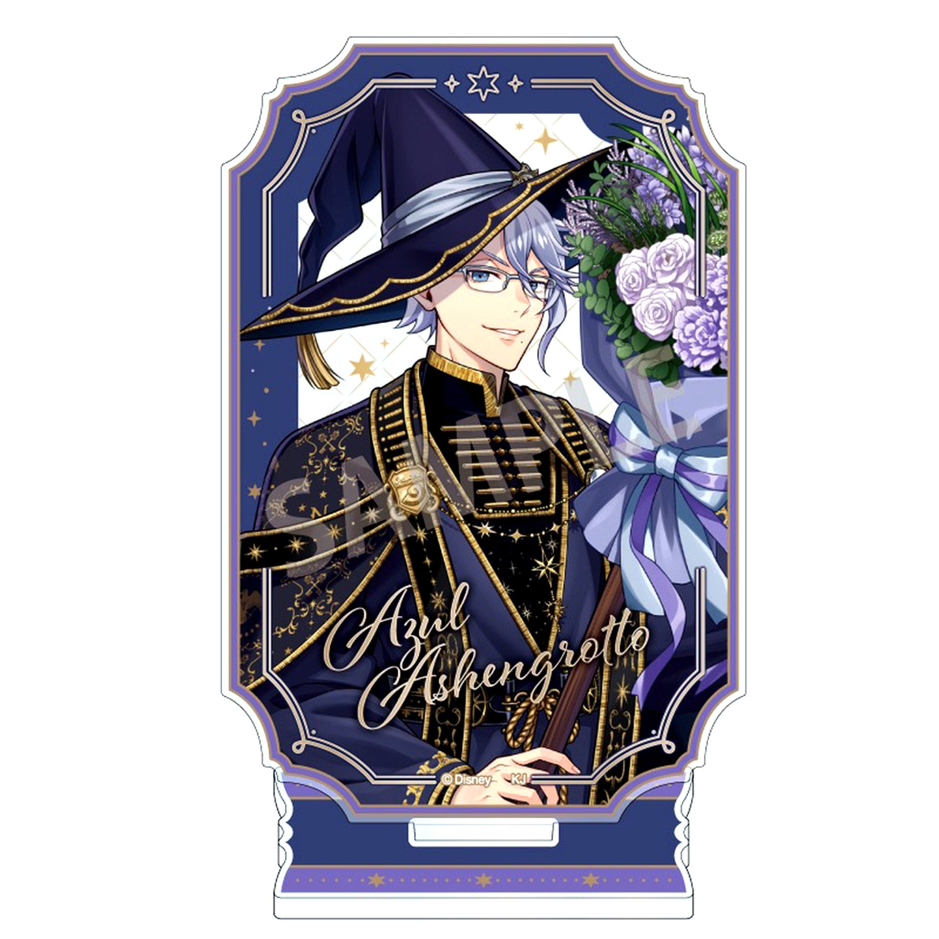 Azul Ashengrotto Bloom Birthday Ver. Layered Acrylic Stand Disney Twisted Wonderland [USED]