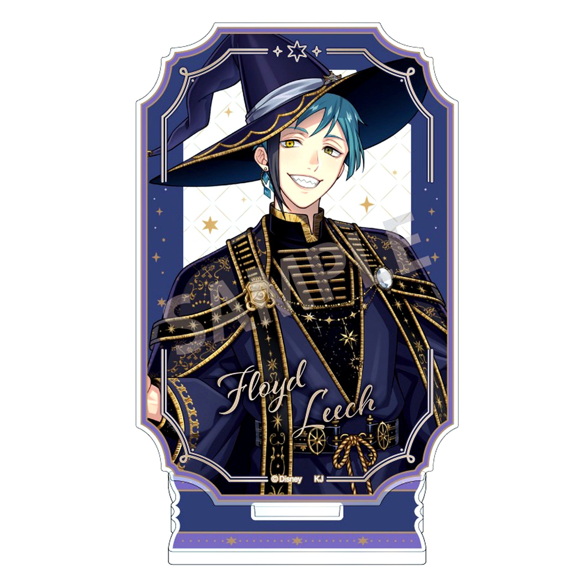 Floyd Leech Bloom Birthday Ver. Layered Acrylic Stand Disney Twisted Wonderland [USED]