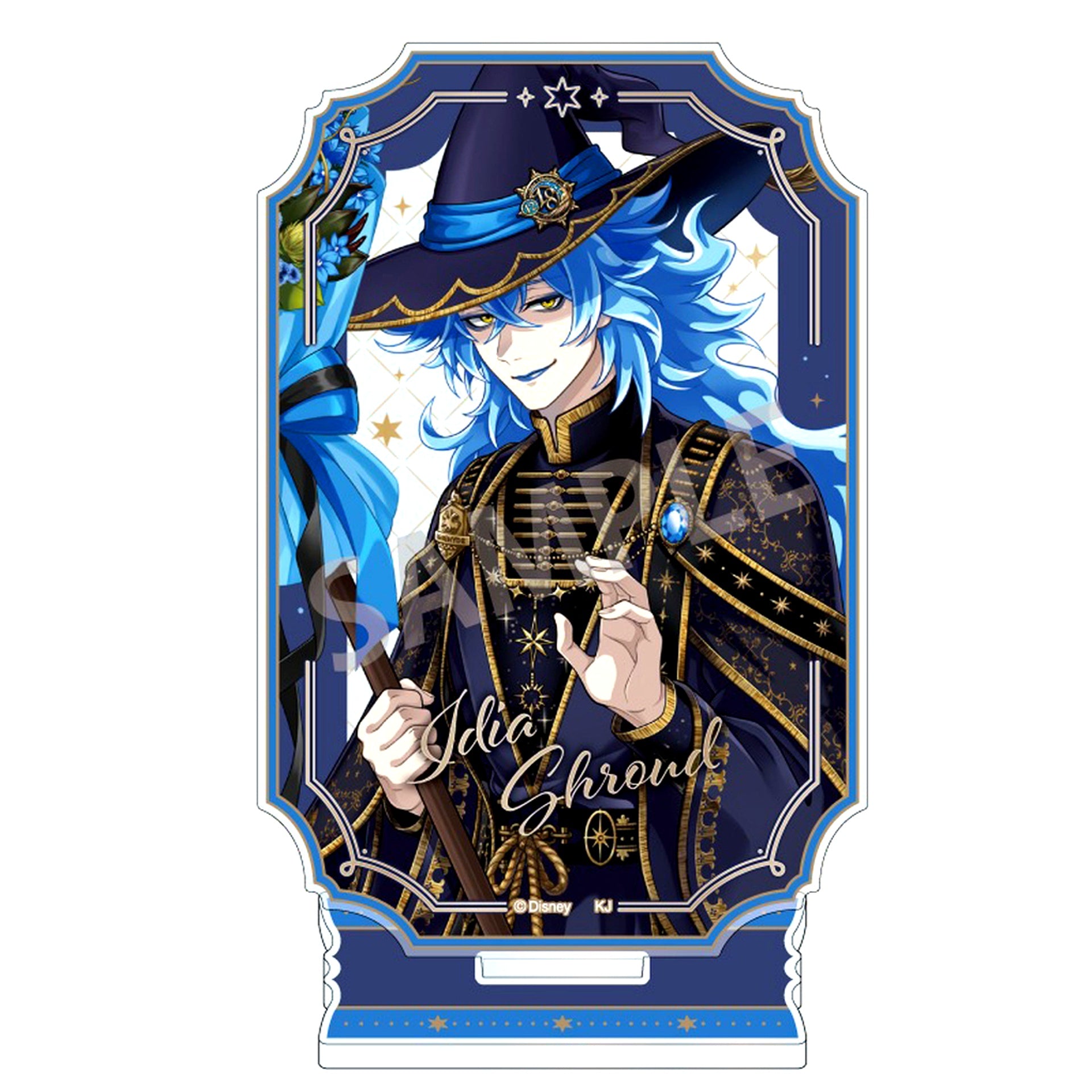 Idia Shroud Bloom Birthday Ver. Layered Acrylic Stand Disney Twisted Wonderland [USED]