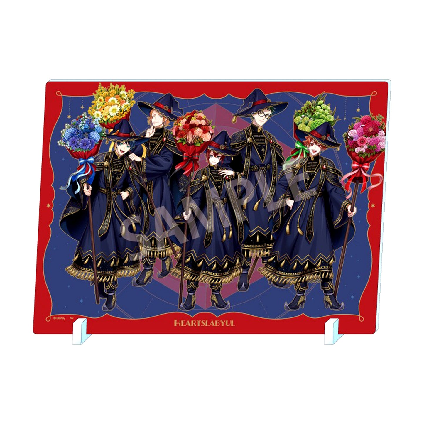 Heartslabyul Bloom Birthday Ver. Group Acrylic Panel Disney Twisted Wonderland [USED]