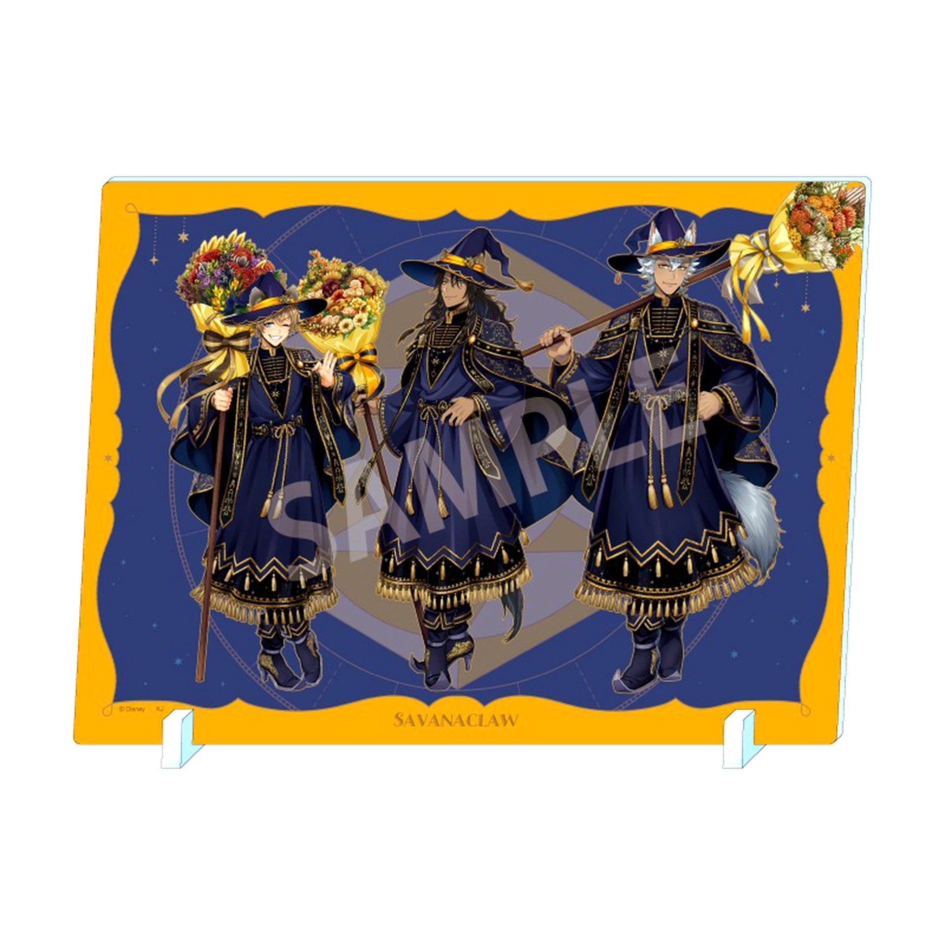 Savanaclaw Bloom Birthday Ver. Group Acrylic Panel Disney Twisted Wonderland [USED]