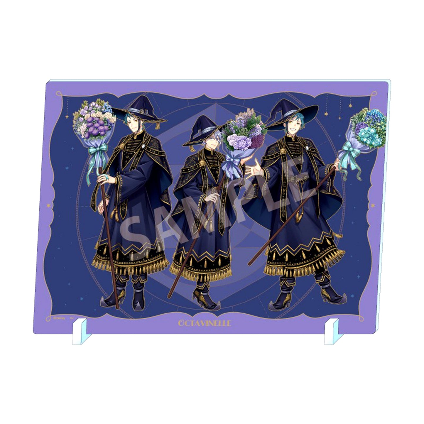 Octavinelle Bloom Birthday Ver. Group Acrylic Panel Disney Twisted Wonderland [USED]