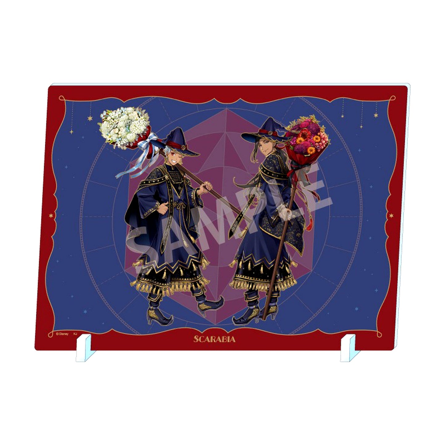 Scarabia Bloom Birthday Ver. Group Acrylic Panel Disney Twisted Wonderland [USED]