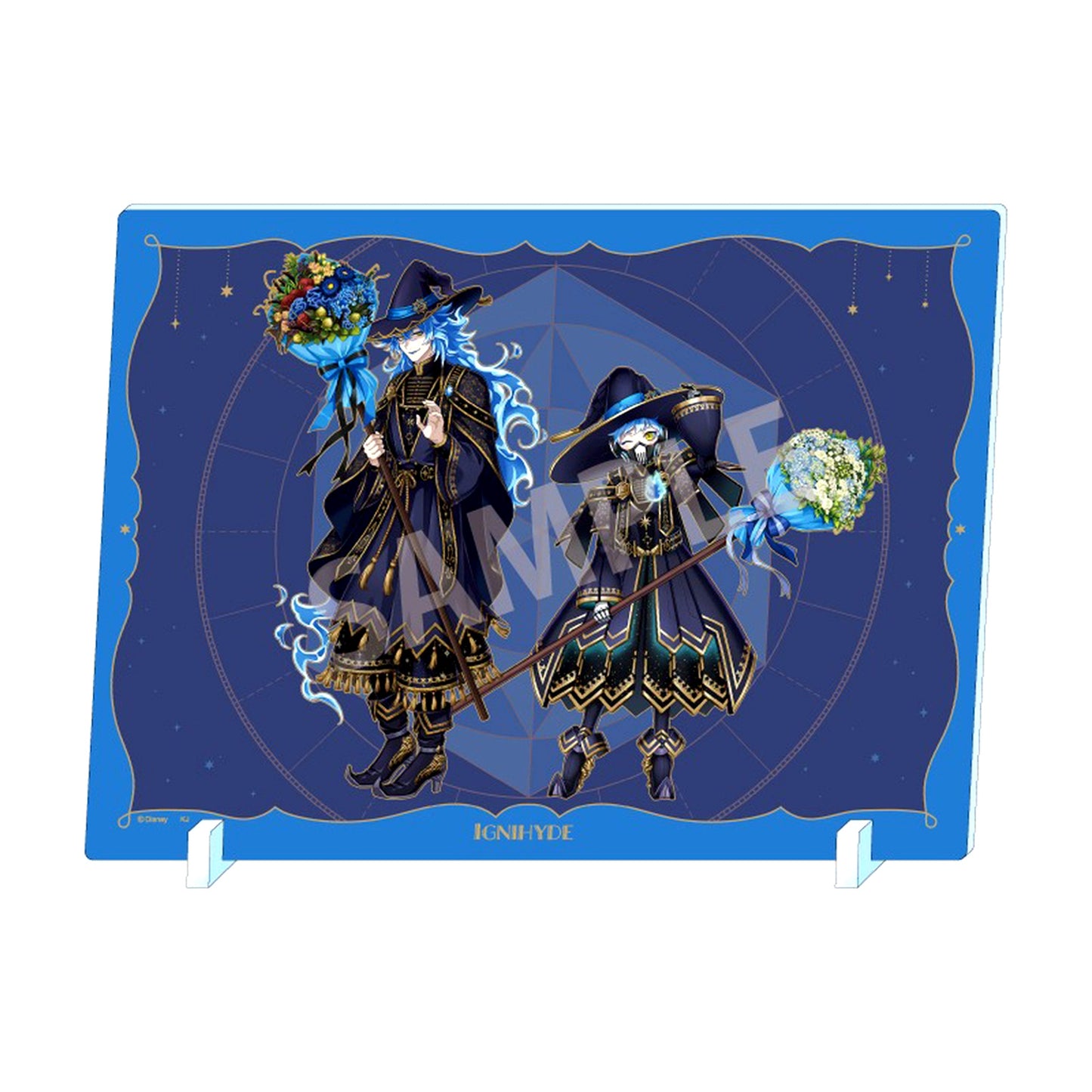 Ignihyde Bloom Birthday Ver. Group Acrylic Panel Disney Twisted Wonderland [USED]