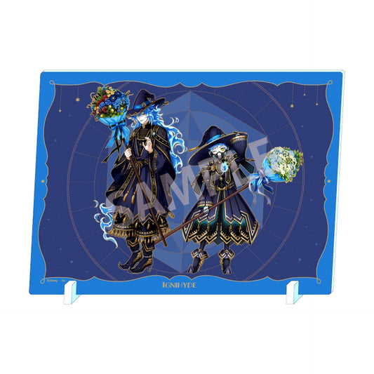 Ignihyde Bloom Birthday Ver. Group Acrylic Panel Disney Twisted Wonderland [USED]