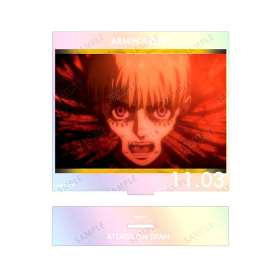 Armin Arlert Attack on Titan Scene Shot Aurora BIG Acrylic Stand [USED]