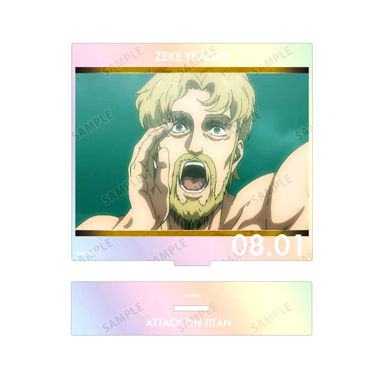 Zeke Yeager Attack on Titan Scene Shot Aurora BIG Acrylic Stand [USED]