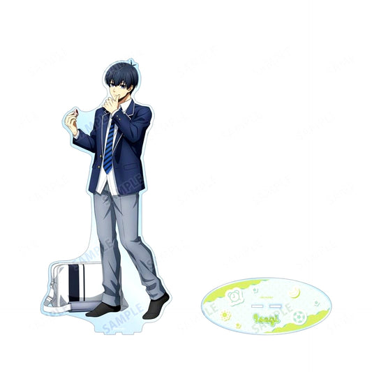 Yoichi Isagi Illustration Super Huge Acrylic Stand Morning Routine Ver. Blue Lock [USED]