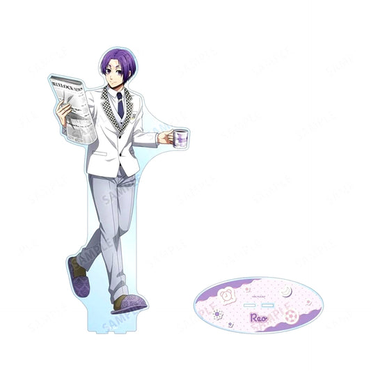 Reo Mikage Blue Lock Illustration Super Jumbo Acrylic Stand Morning Routine Ver. [USED]