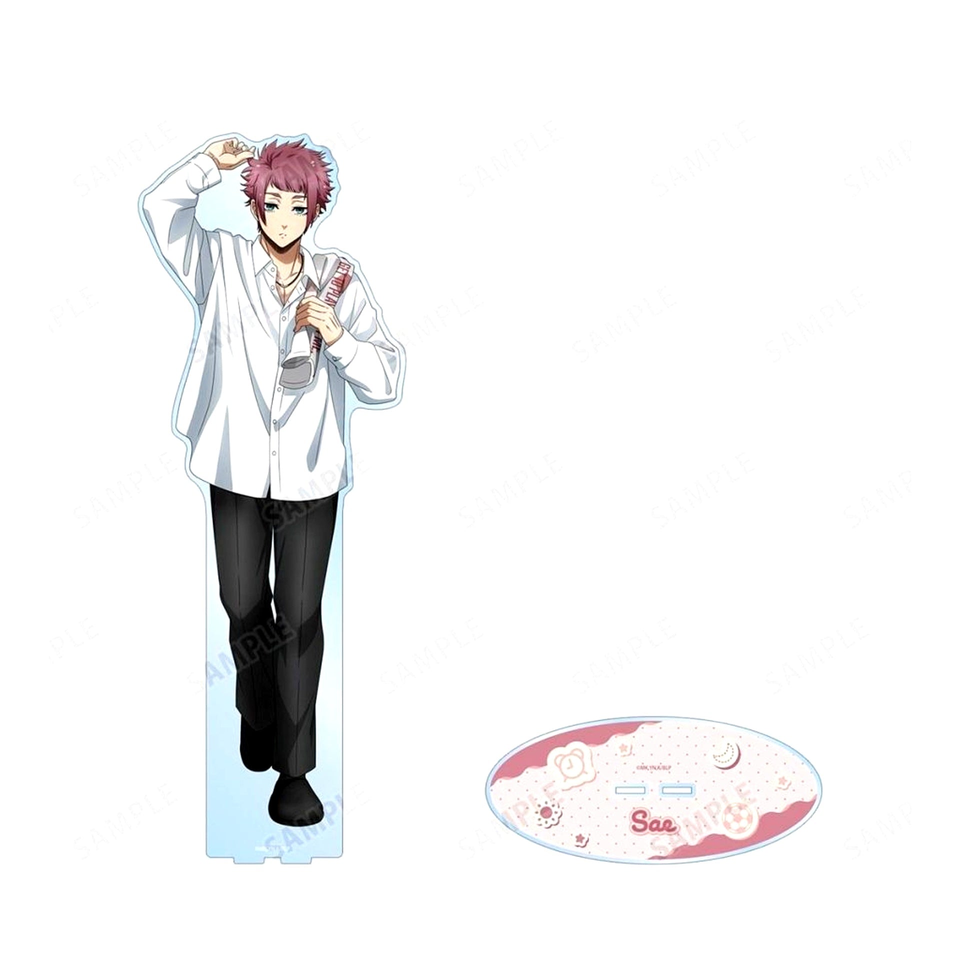 Sae Itoshi Illustration Extra Large Acrylic Stand Morning Routine Ver. BLUELOCK [USED]
