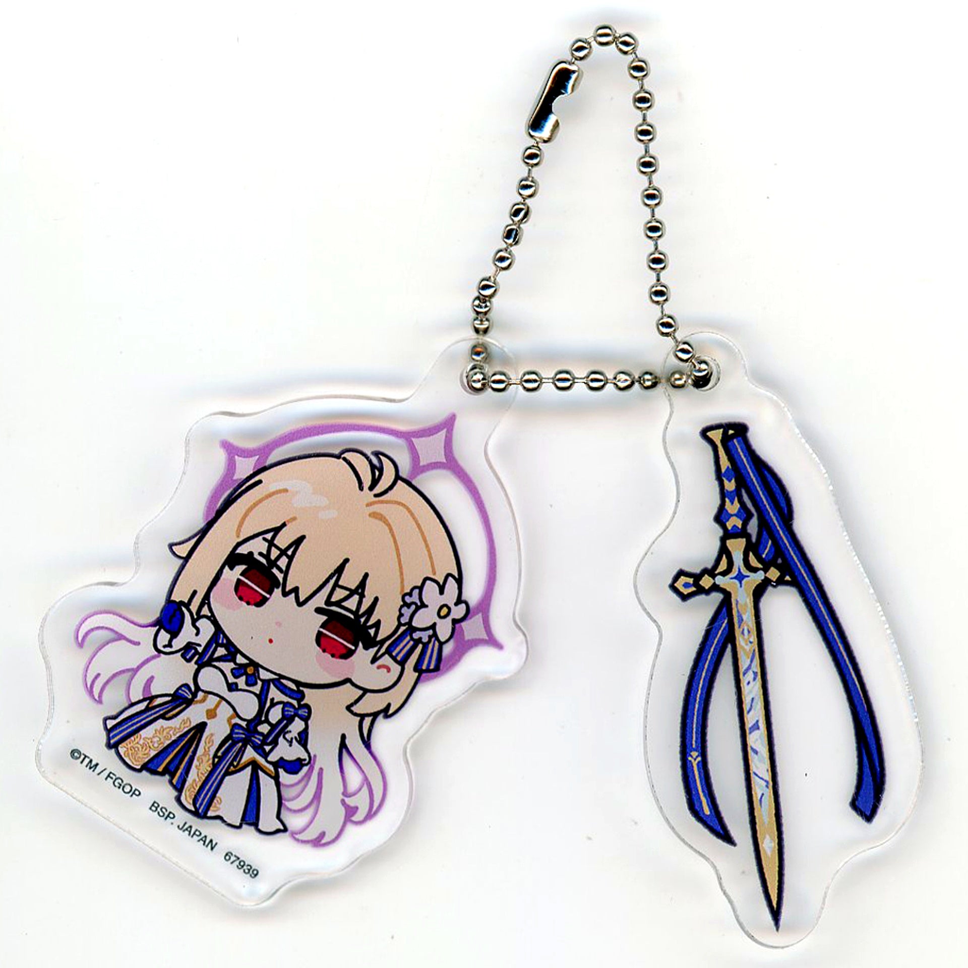 Moon Cancer / Archetype: Earth Twin Acrylic Charm Ichiban Kuji Fate/Grand Order Celeb Summer Experience & Archetype Inception Prize J [USED]