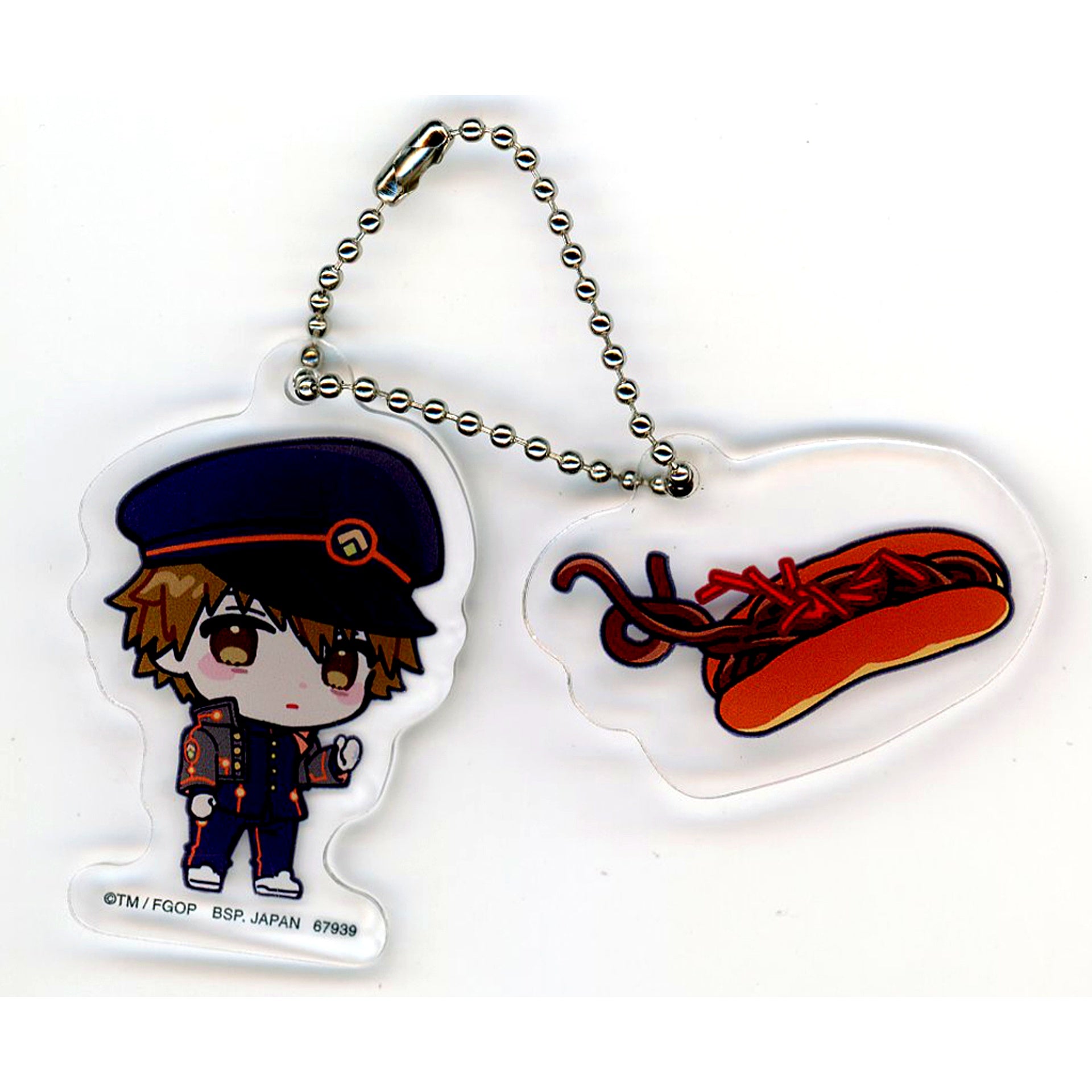 Moon Cancer Hakuno Kishinami Male J Prize Ichiban Kuji Fate/Grand Order Celeb Summer Experience & Archetype Inception Twin Acrylic Charm [USED]
