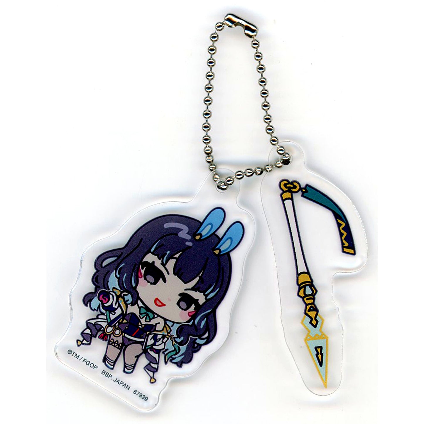 Moon Cancer Tenochtitlan J Prize Twin Acrylic Charm Ichiban Kuji Fate/Grand Order Celeb Summer Experience Archetype Inception [USED]