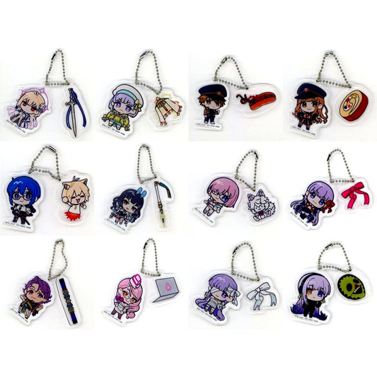 Set of 12 Twin Acrylic Charm Ichiban Kuji Fate/Grand Order Celeb Summer Experience & Archetype Inception Prize J [USED]