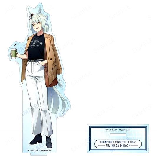 Fujimasa March Anime Uma Musume: Cinderella Gray Big Acrylic Stand Pop Up Shop in Marui [USED]