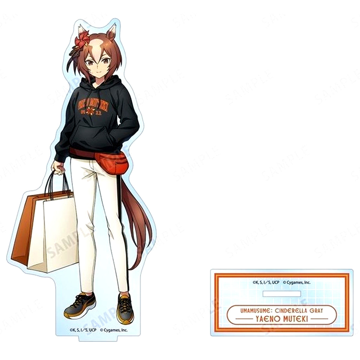 Yaeno Muteki Big Acrylic Stand Anime Uma Musume Cinderella Gray POP UP SHOP in OIOI [USED]