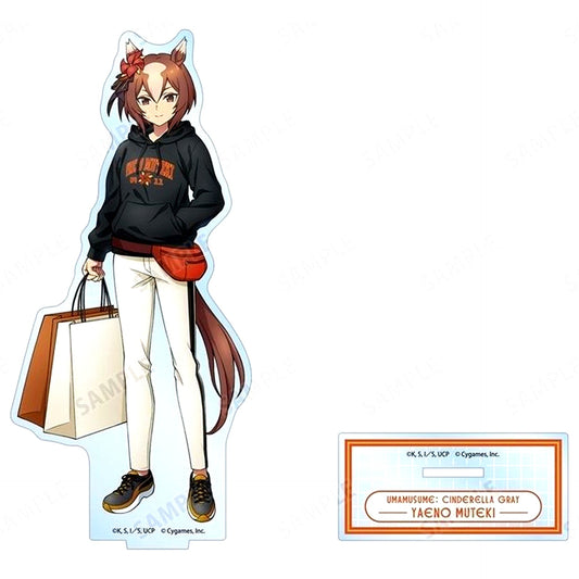 Yaeno Muteki Big Acrylic Stand Anime Uma Musume Cinderella Gray POP UP SHOP in OIOI [USED]