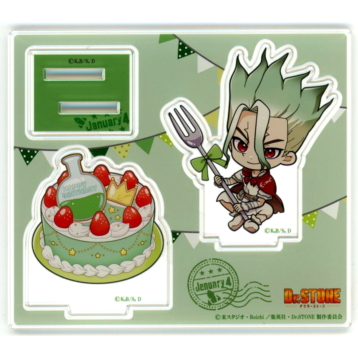 Senku Ishigami Birthday Dr. STONE Acrylic Stand Deformed Ver. Dr.STONE LIMITED SHOP [USED]
