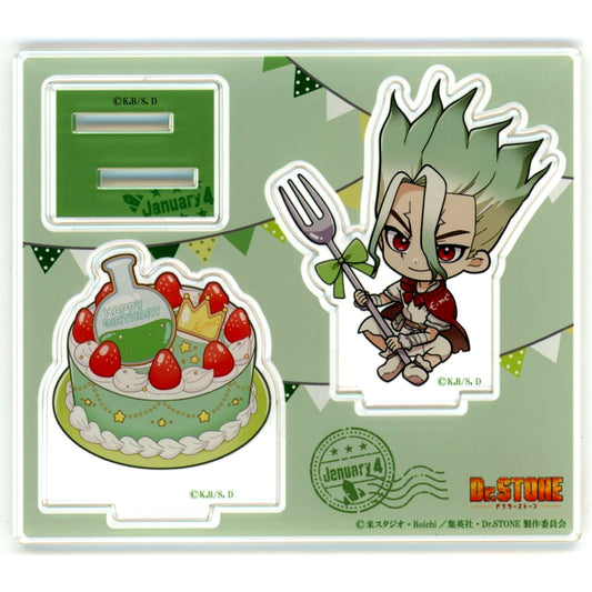 Senku Ishigami Birthday Dr. STONE Acrylic Stand Deformed Ver. Dr.STONE LIMITED SHOP [USED]