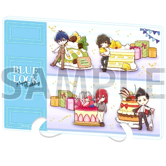 05. Pattern A Birthday Ver. GraffArt Illustration Acrylic Art Board A5 Size Blue Lock [USED]