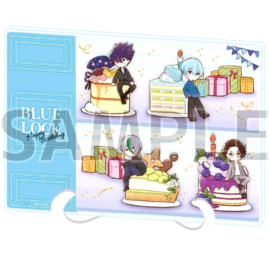 07. Pattern C Birthday Ver. GraffArt Illustration Acrylic Art Board A5 Size Blue Lock [USED]