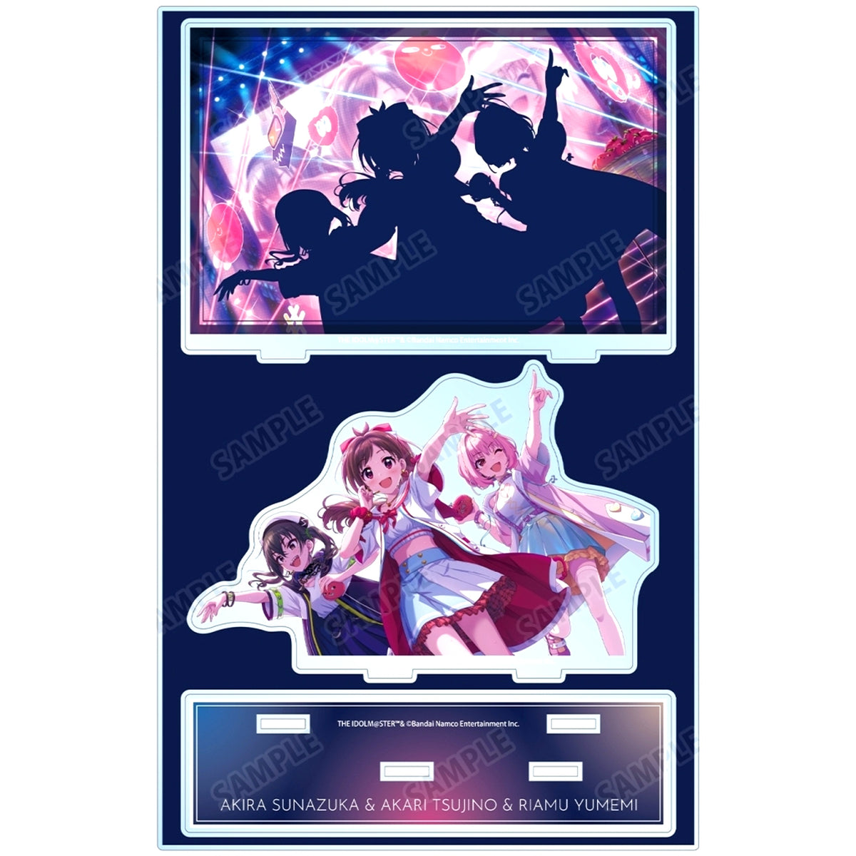 Akari Tsujino UNIQU3 VOICES!!!+ Acrylic Diorama Stand The Idolmaster Cinderella Girls [USED]