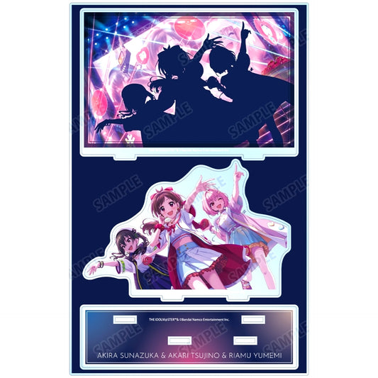 Akari Tsujino UNIQU3 VOICES!!!+ Acrylic Diorama Stand The Idolmaster Cinderella Girls [USED]